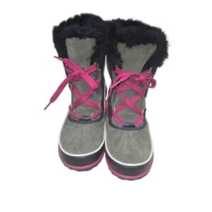 Sorel Winter Boots with Pink and Black Accents